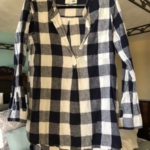 Plaid Tunic